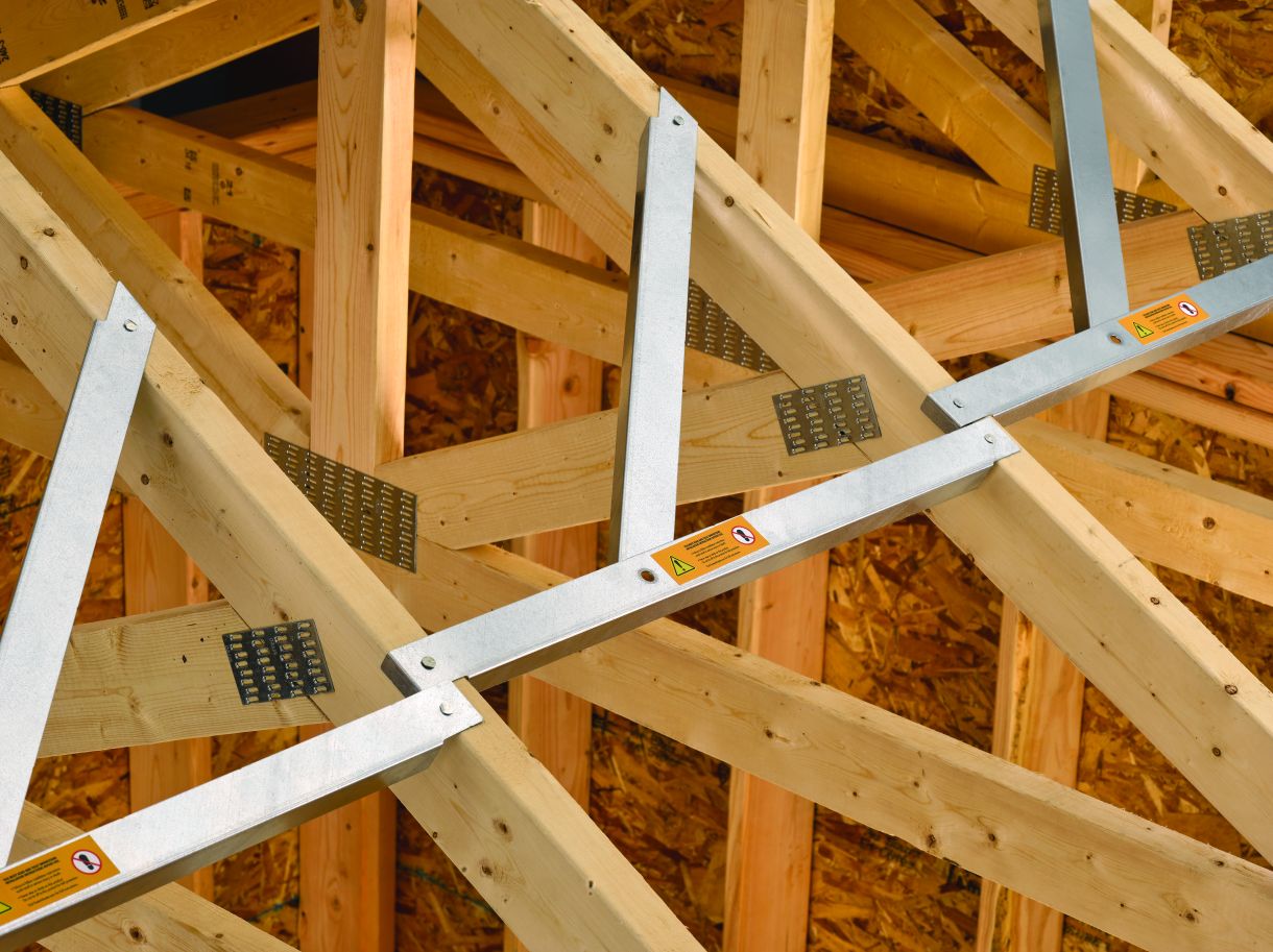 How to Properly Brace Roof Trusses FastenMaster