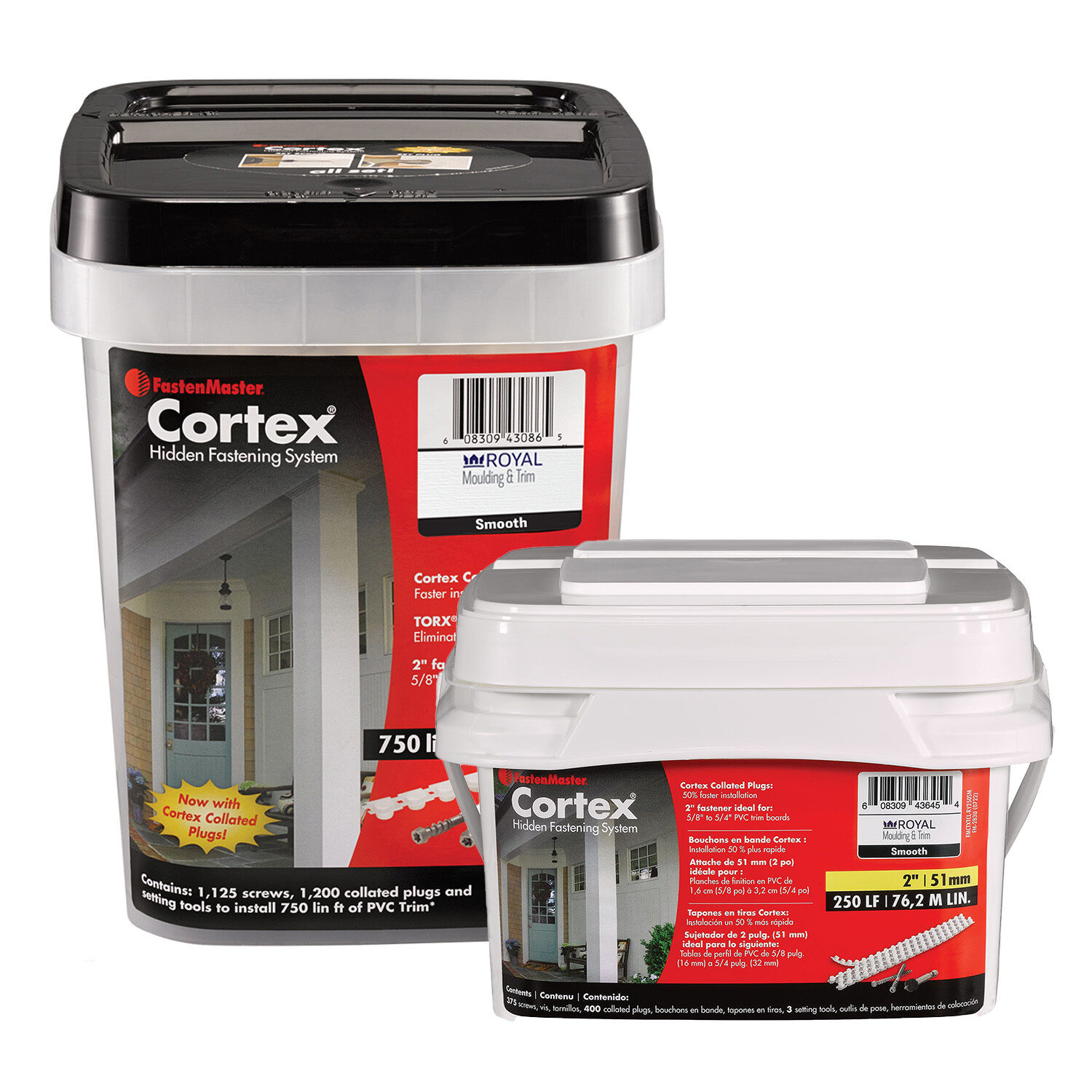 Collated Cortex for PVC Trim - Hidden Fastening System | FastenMaster