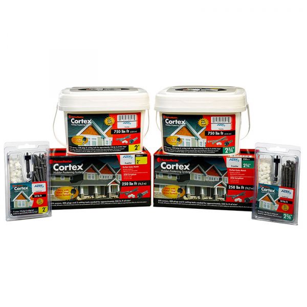 Cortex Hidden Fastening System for PVC Trim FastenMaster