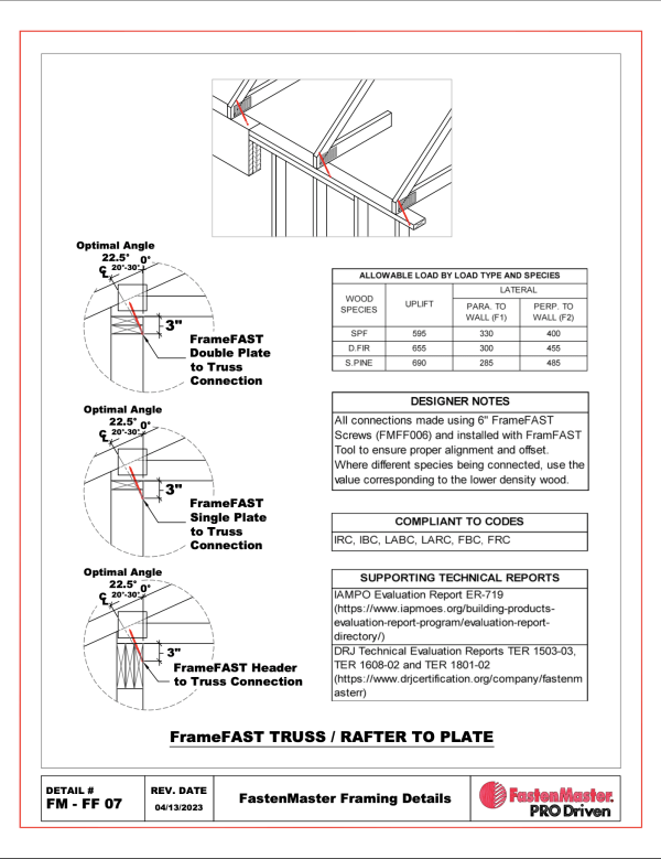 FrameFAST™ Structural Framing System - Accurate,… | FastenMaster