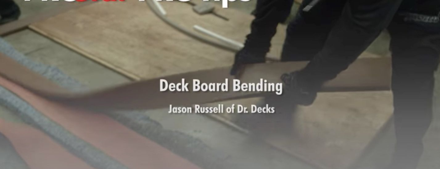 FastenMaster Pro Tips Deck Board Bending FastenMaster